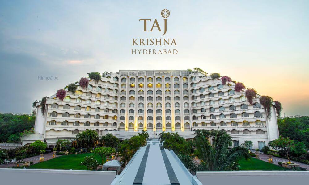 Jobs at Taj Krishna, Hyderabad
