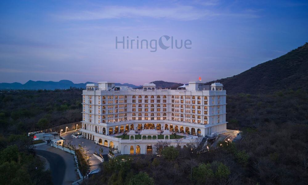 Udaipur Marriott Hotel Job Vacancies