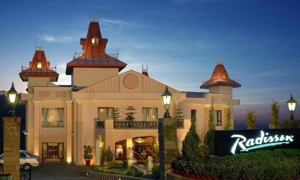 Jobs at Radisson Hotel Jass Shimla