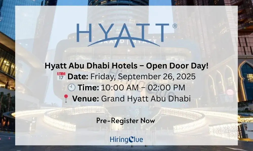 Hyatt Abu Dhabi Hotels Open Door Day