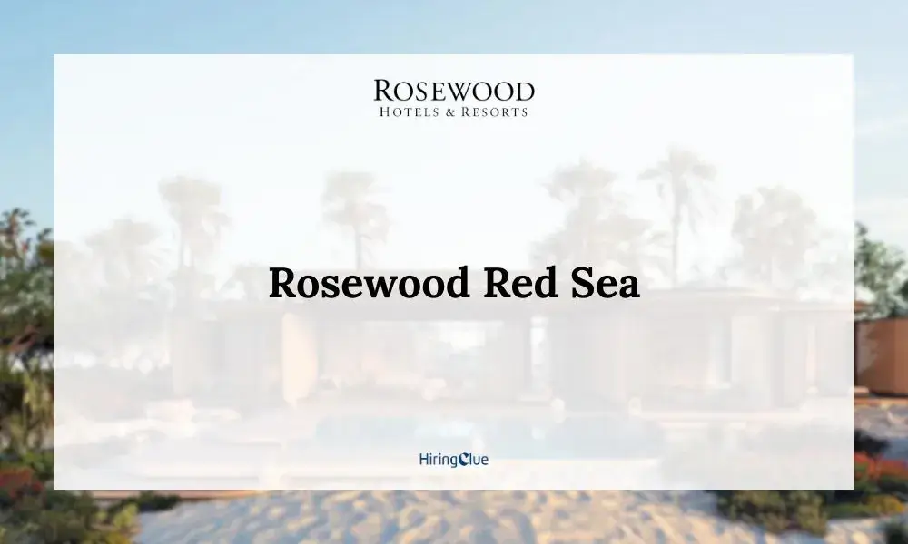 Rosewood Red Sea Careers