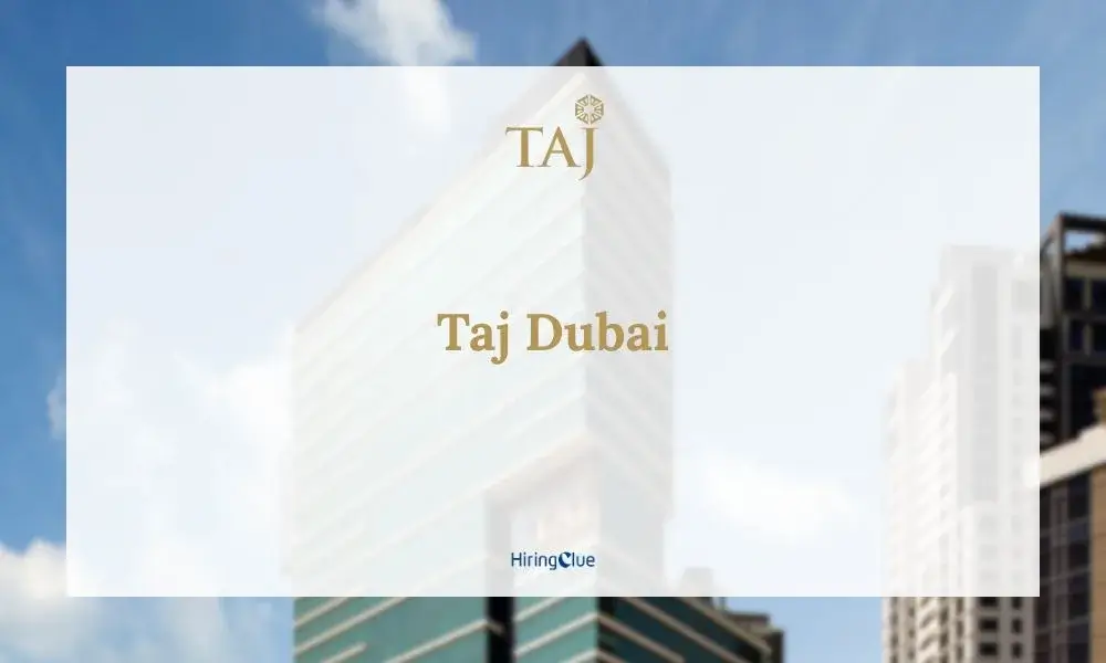 Taj Dubai Careers
